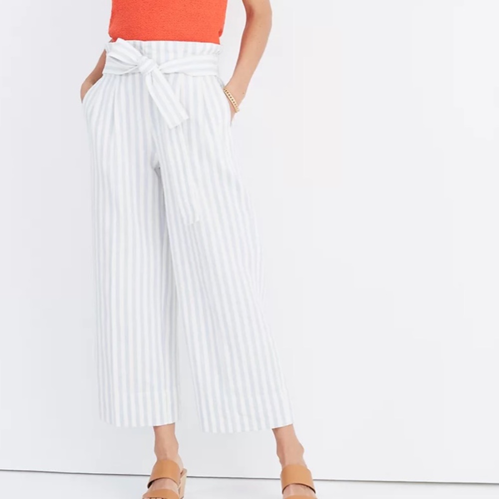 Madewell Tie Waist Huston Pull Up Pant